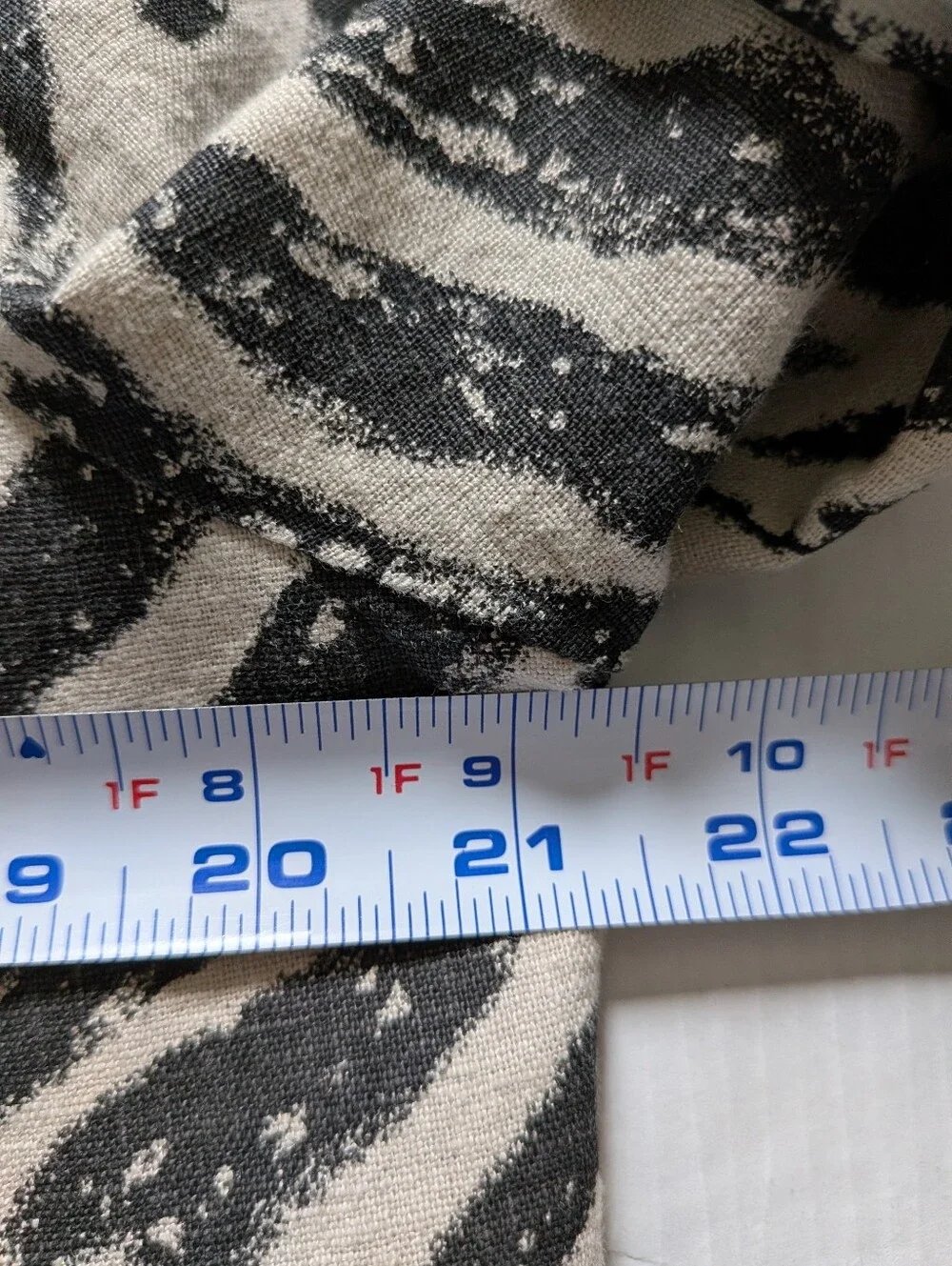 Studio Works Linen Blend Jacket Zebra Print XL